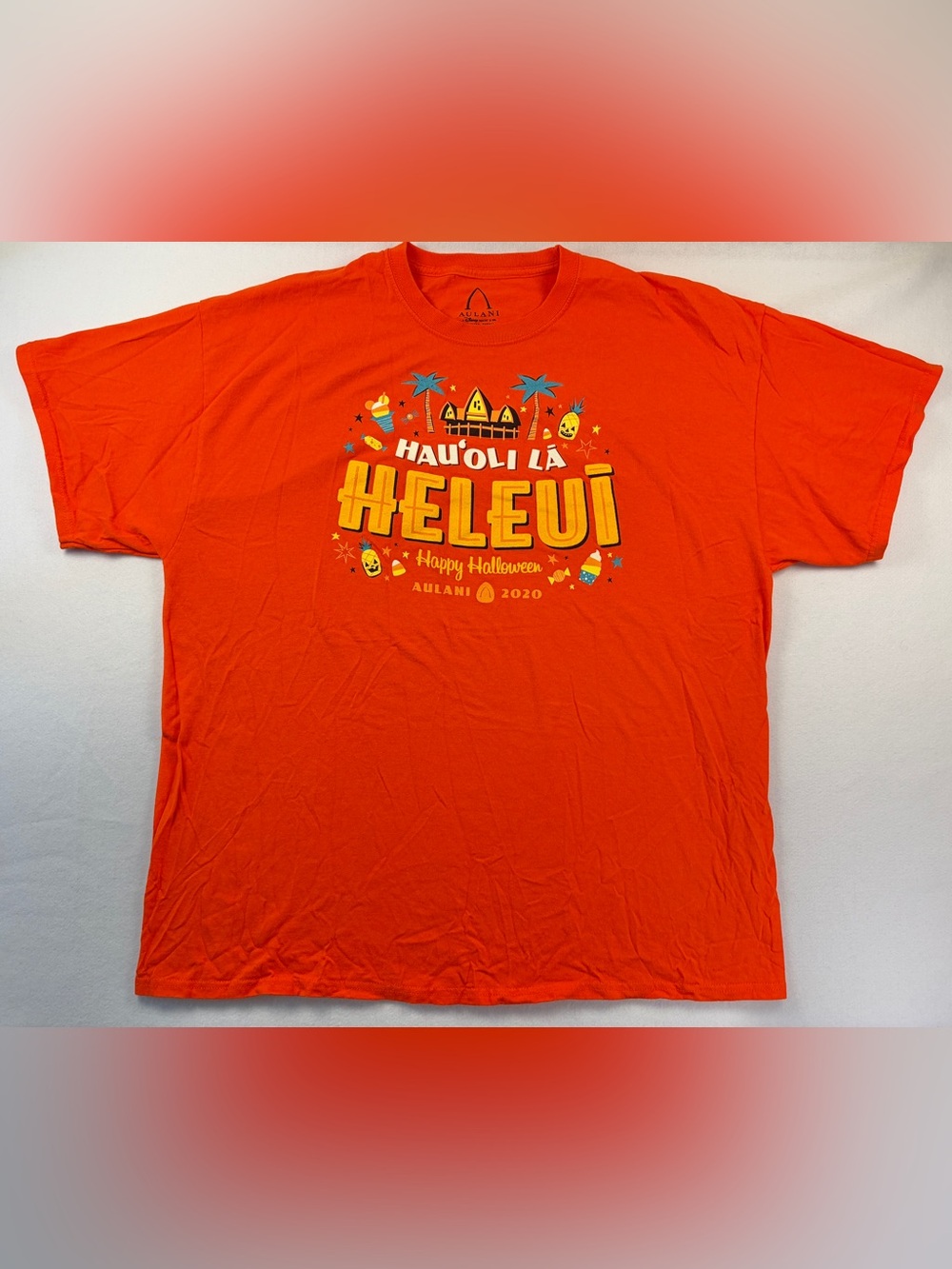 Disney Aulani Resort Happy Halloween Hau’oli La Heleui T-Shirt Adult 2XL